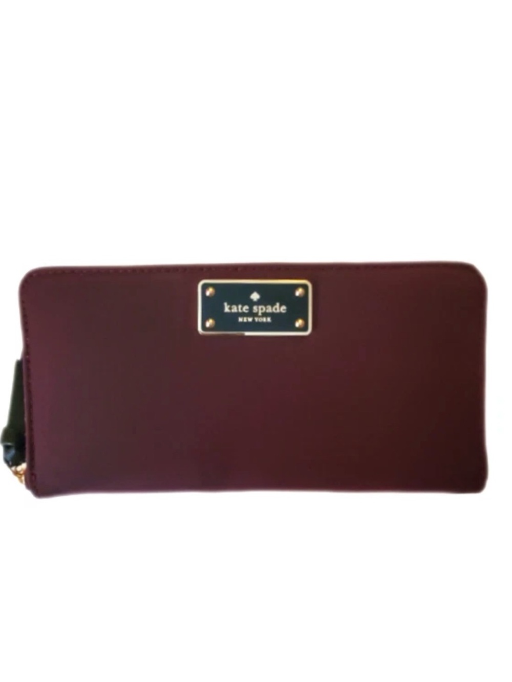 Kate Spade Wilson Road Neda Zip Around Wallet Deep Plum